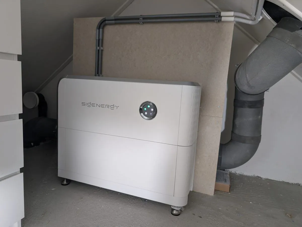 Sigenergy-thuisbatterij in zolderopstelling in Druten